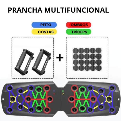 PRANCHA DE FLEXÃO MULTIFUNCIONAL PORTÁTIL - Fetch Fabulous Solutions